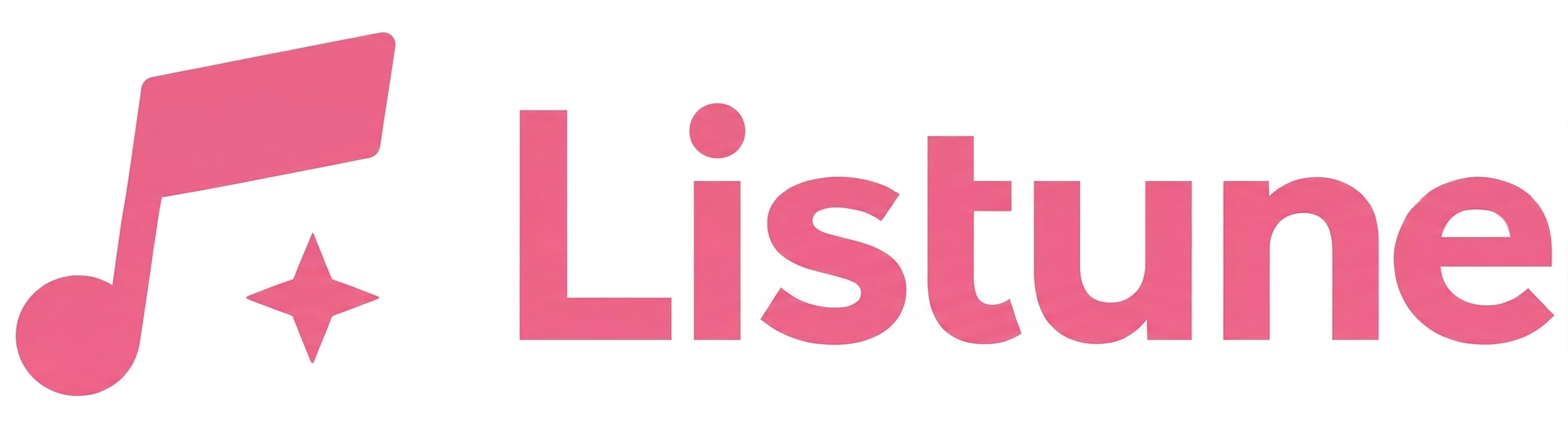 Listune Brand Lockup Graphic